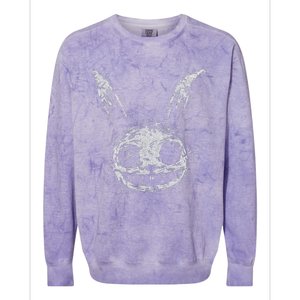 Evil Scary Bunny Rabbit Alt Goth Grunge Horror Aesthetic Colorblast Crewneck Sweatshirt