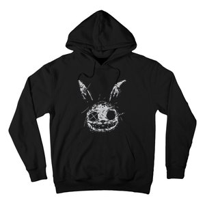 Evil Scary Bunny Rabbit Alt Goth Grunge Horror Aesthetic Hoodie