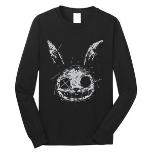 Evil Scary Bunny Rabbit Alt Goth Grunge Horror Aesthetic Long Sleeve Shirt