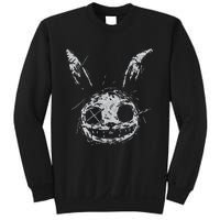 Evil Scary Bunny Rabbit Alt Goth Grunge Horror Aesthetic Sweatshirt