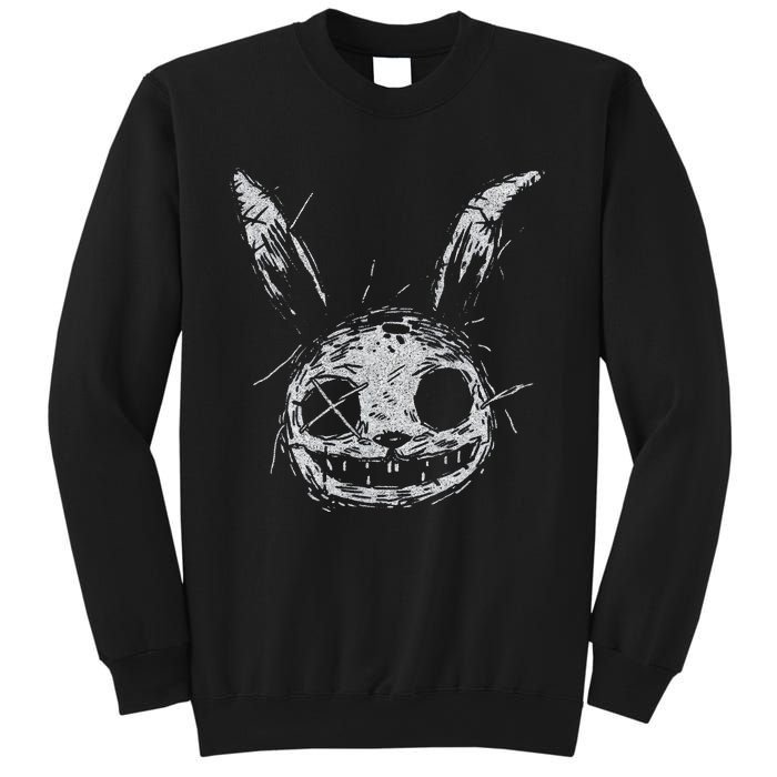 Evil Scary Bunny Rabbit Alt Goth Grunge Horror Aesthetic Sweatshirt