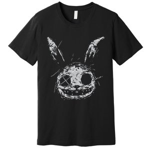 Evil Scary Bunny Rabbit Alt Goth Grunge Horror Aesthetic Premium T-Shirt