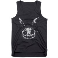 Evil Scary Bunny Rabbit Alt Goth Grunge Horror Aesthetic Tank Top