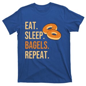 Eat Sleep Bagels Repeat Bagel Lovers Funny Baking Bakery Gift T-Shirt