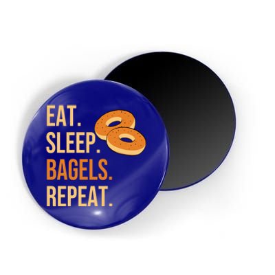 Eat Sleep Bagels Repeat Bagel Lovers Funny Baking Bakery Gift Magnet