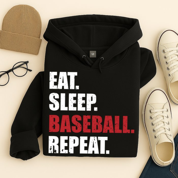 Eat Sleep Baseball Repeat Hoodie Hoodie