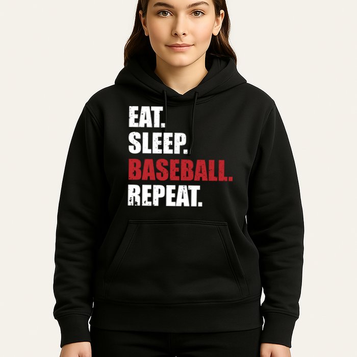 Eat Sleep Baseball Repeat Hoodie Hoodie