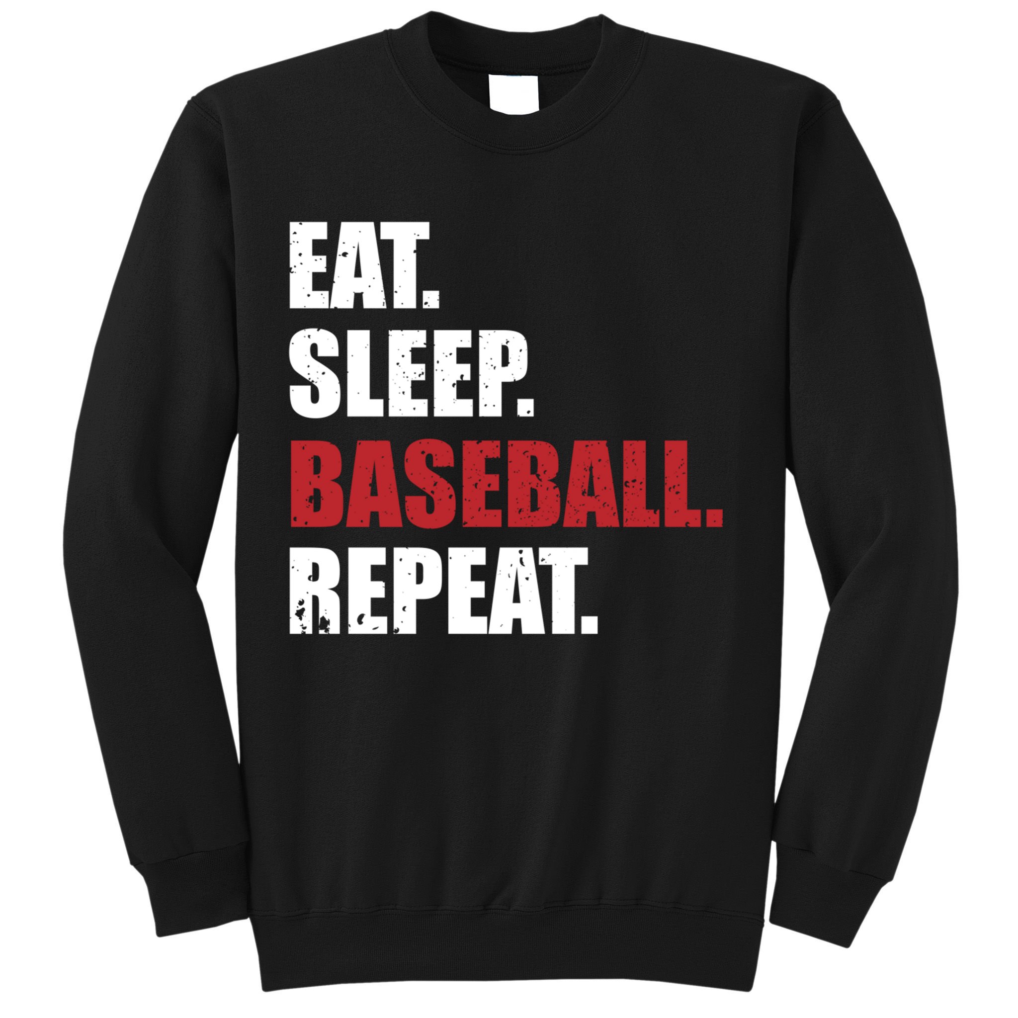 Eat Sleep Baseball Repeat Hoodie Sweatshirt