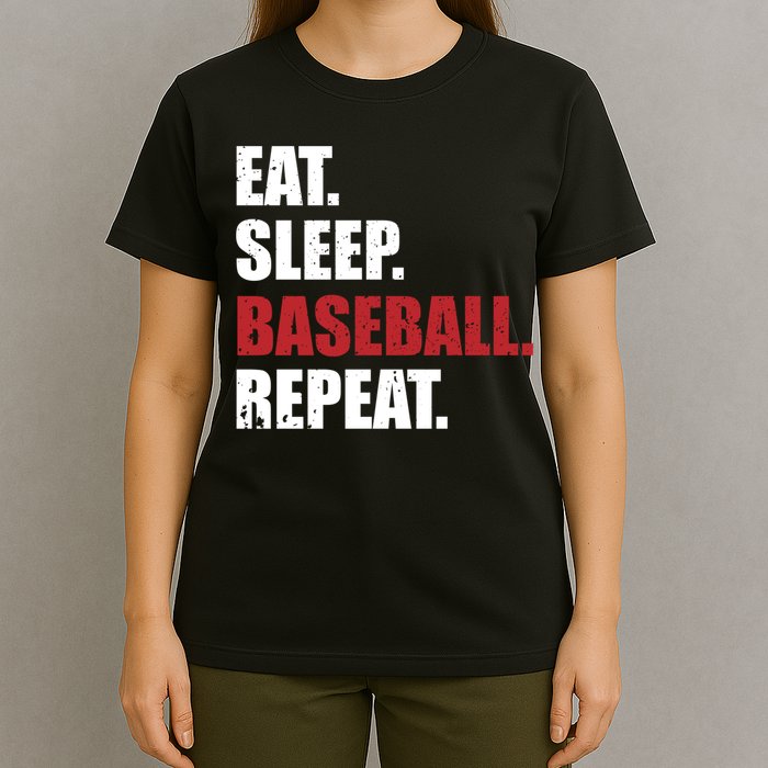 Eat Sleep Baseball Repeat Hoodie T-Shirt