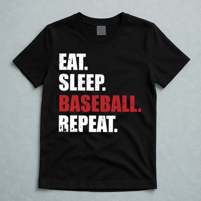 Eat Sleep Baseball Repeat Hoodie T-Shirt