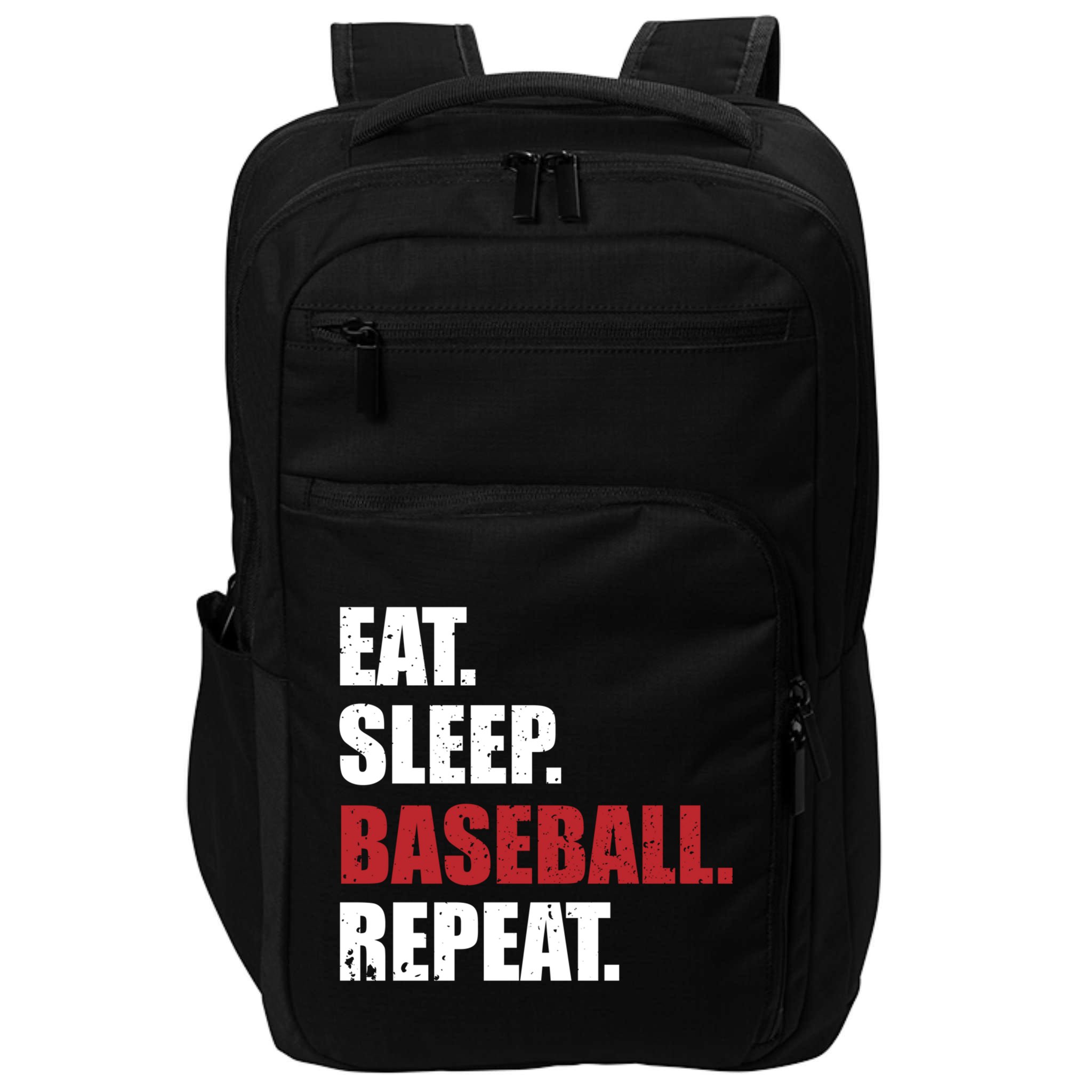 Eat Sleep Baseball Repeat Hoodie Impact Tech Backpack
