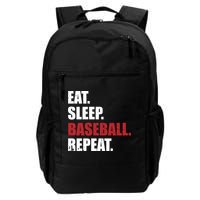 Eat Sleep Baseball Repeat Hoodie Backpack