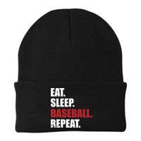 Eat Sleep Baseball Repeat Hoodie Beanie