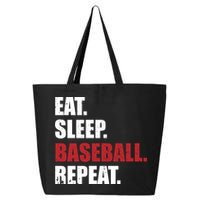 Eat Sleep Baseball Repeat Hoodie 25L Jumbo Tote