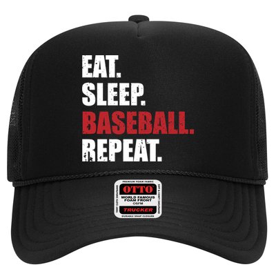Eat Sleep Baseball Repeat Hoodie Hat