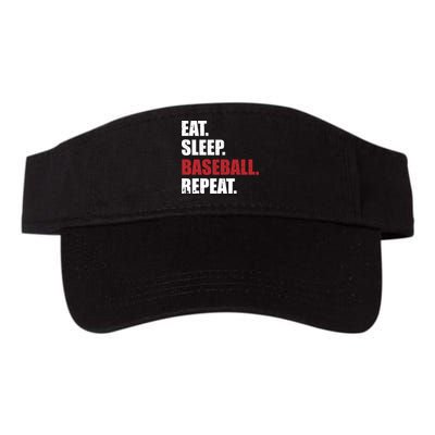 Eat Sleep Baseball Repeat Hoodie Visor