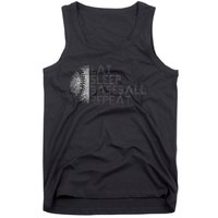 Eat Sleep Baseball Repeat Baseball Player Tank Top