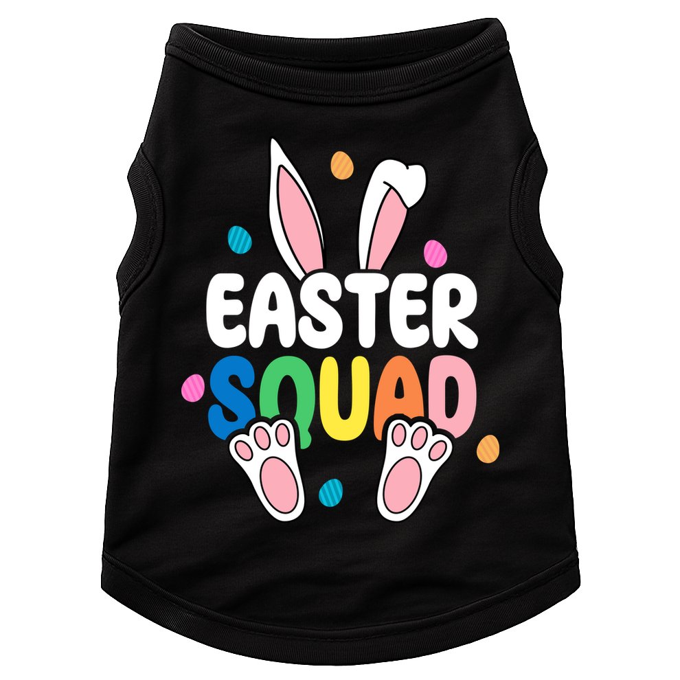 Easter Squad Bunny Holiday Colorful Doggie Tank