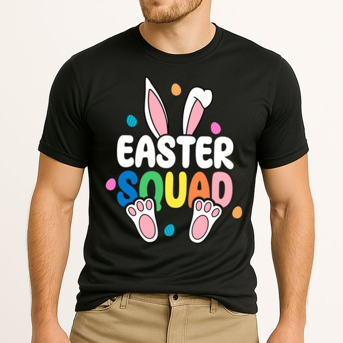 Easter Squad Bunny Holiday Colorful Performance Shirt