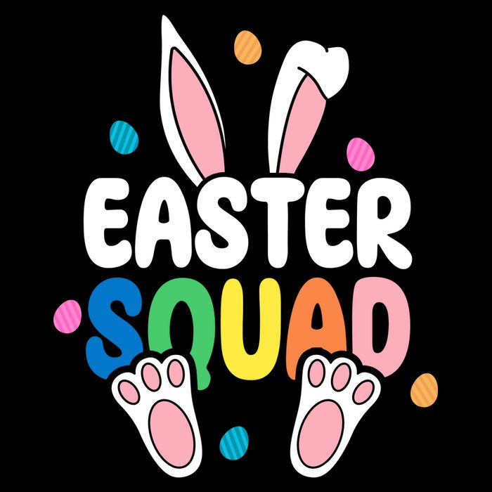Easter Squad Bunny Holiday Colorful Performance Shirt