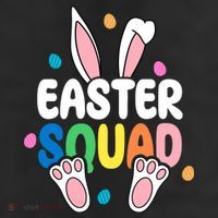 Easter Squad Bunny Holiday Colorful Trucker Hat
