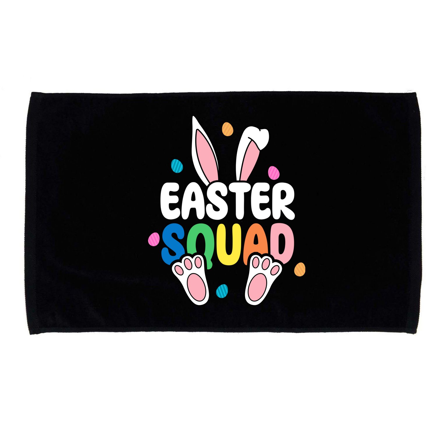 Easter Squad Bunny Holiday Colorful Microfiber Hand Towel