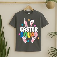 Easter Squad Bunny Holiday Colorful T-Shirt
