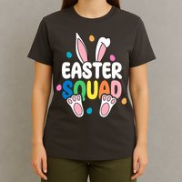Easter Squad Bunny Holiday Colorful T-Shirt
