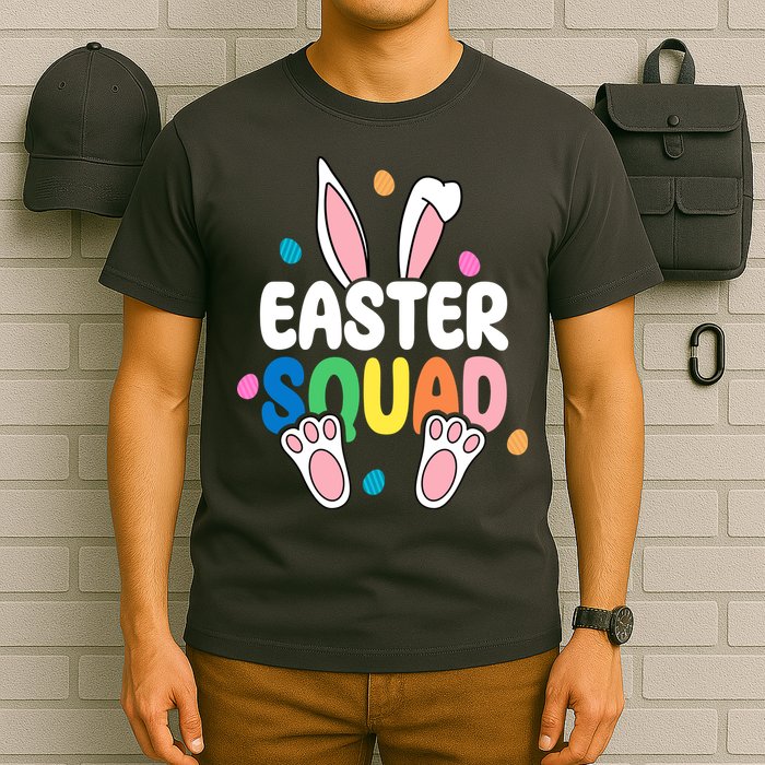 Easter Squad Bunny Holiday Colorful T-Shirt