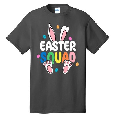 Easter Squad Bunny Holiday Colorful Tall T-Shirt