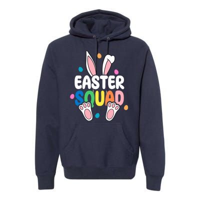 Easter Squad Bunny Holiday Colorful Premium Hoodie