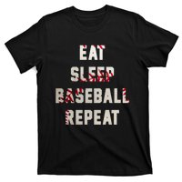 Eat Sleep Baseball Repeat Hoodie Baseball Player Fan Gifts T-Shirt