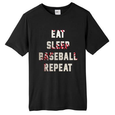 Eat Sleep Baseball Repeat Hoodie Baseball Player Fan Gifts Tall Fusion ChromaSoft Performance T-Shirt