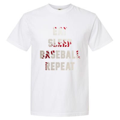 Eat Sleep Baseball Repeat Hoodie Baseball Player Fan Gifts Garment-Dyed Heavyweight T-Shirt