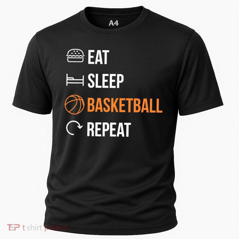 Eat Sleep Basketball Repeat | Basketball Performance Shirt