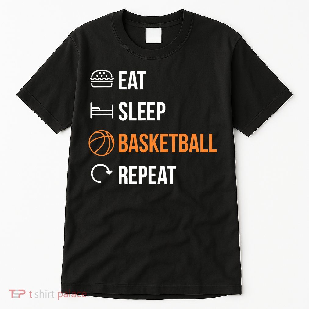 Eat Sleep Basketball Repeat | Basketball Tall T-Shirt