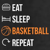 Eat Sleep Basketball Repeat | Basketball Adult Drive Performance Visor