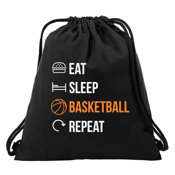 Eat Sleep Basketball Repeat | Basketball Drawstring Bag