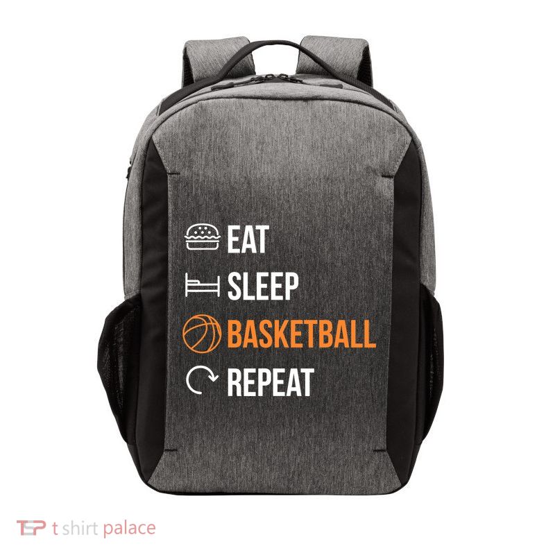 Eat Sleep Basketball Repeat | Basketball Vector Backpack