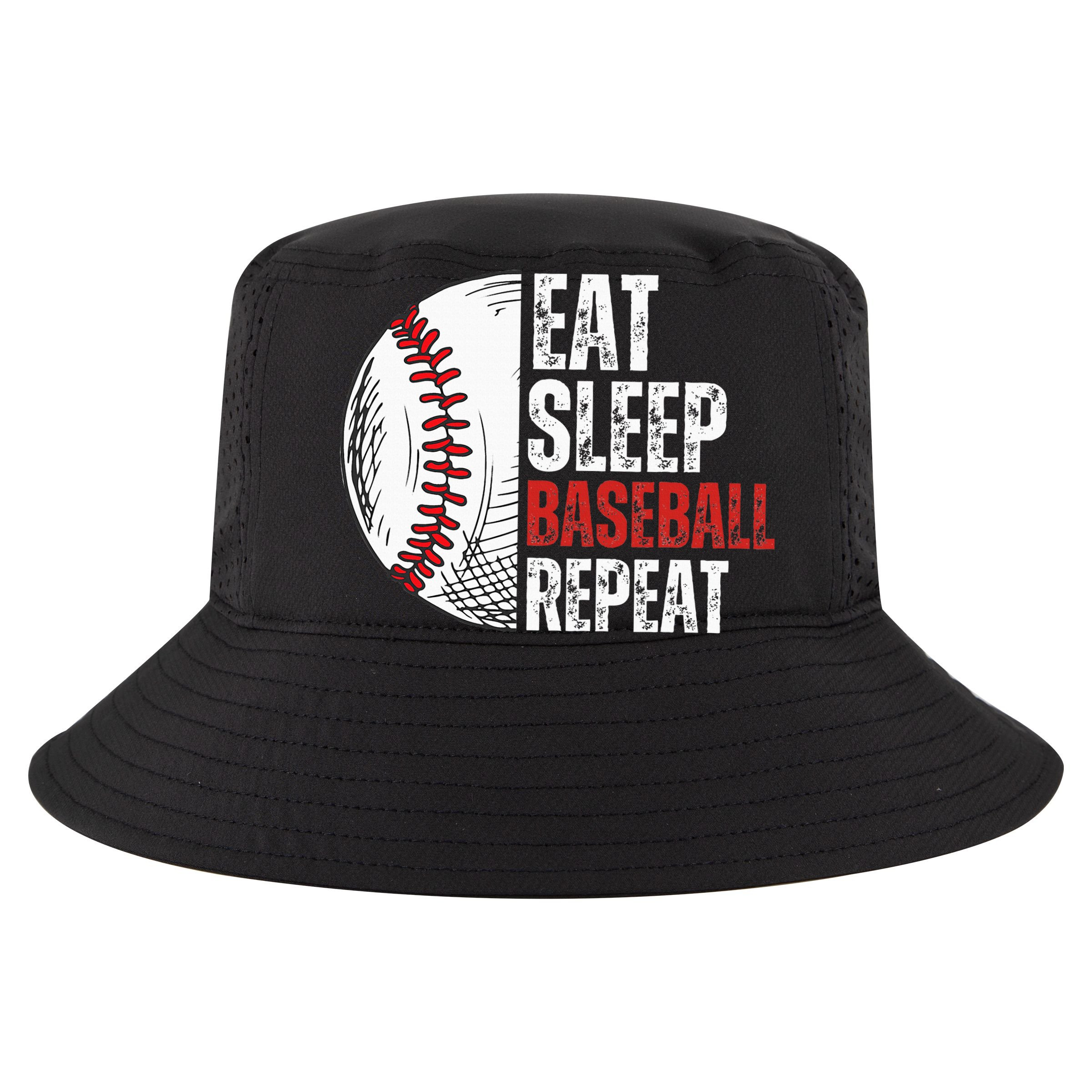 Eat Sleep Baseball Repeat Funny Baseball Players Cooling Performance Crew T-Shirt