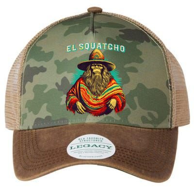 El Squatcho Bigfoot Saquatch Legacy Tie Dye Trucker Hat
