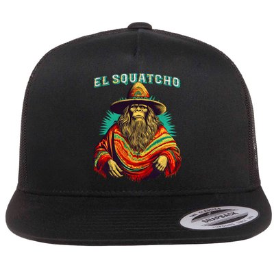 El Squatcho Bigfoot Saquatch Flatbill Hat