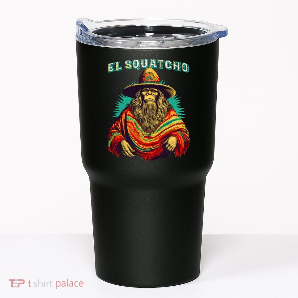 El Squatcho Bigfoot Saquatch Tumbler