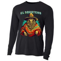 El Squatcho Bigfoot Saquatch Cooling Performance Long Sleeve Crew