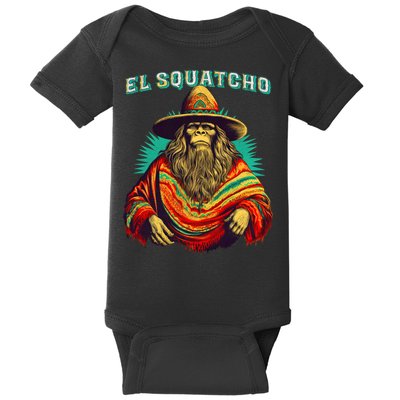 El Squatcho Bigfoot Saquatch Baby Bodysuit