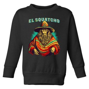 El Squatcho Bigfoot Saquatch Toddler Sweatshirt