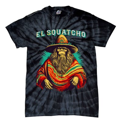 El Squatcho Bigfoot Saquatch Tie-Dye T-Shirt