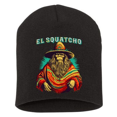 El Squatcho Bigfoot Saquatch Short Acrylic Beanie
