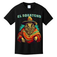 El Squatcho Bigfoot Saquatch Kids T-Shirt
