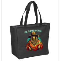 El Squatcho Bigfoot Saquatch Zip Tote Bag